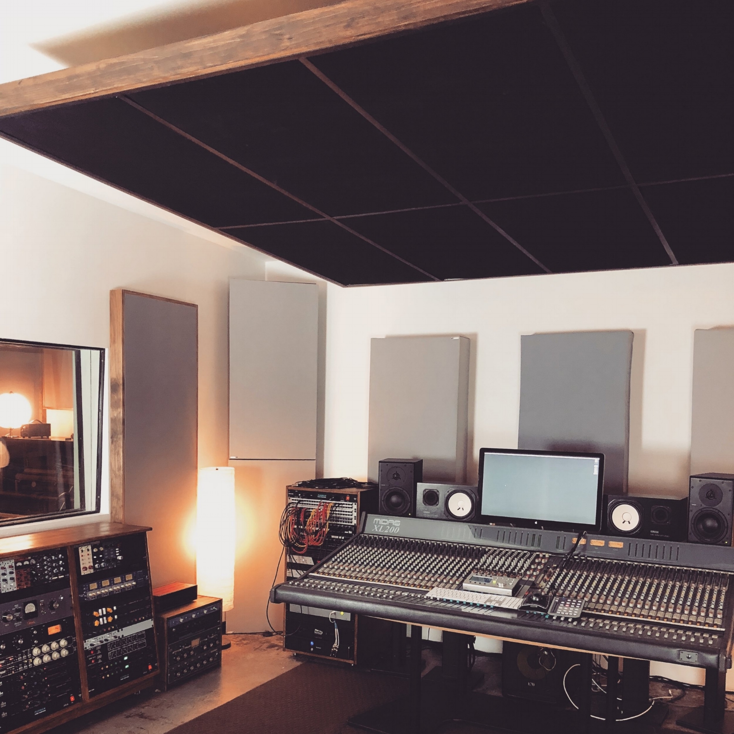 Soundboard with monitors